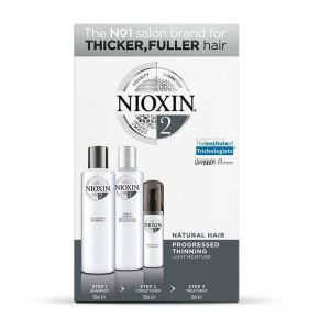 Nioxin - Trial Kit System 2 - Cleanser 150ml, Revitaliser 150ml, Scalp Treatment 40ml (NEW)