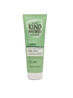 Kind Natured - Men Tea Tree & Amber 3 In 1 Spot Control Body Lotion 250ml